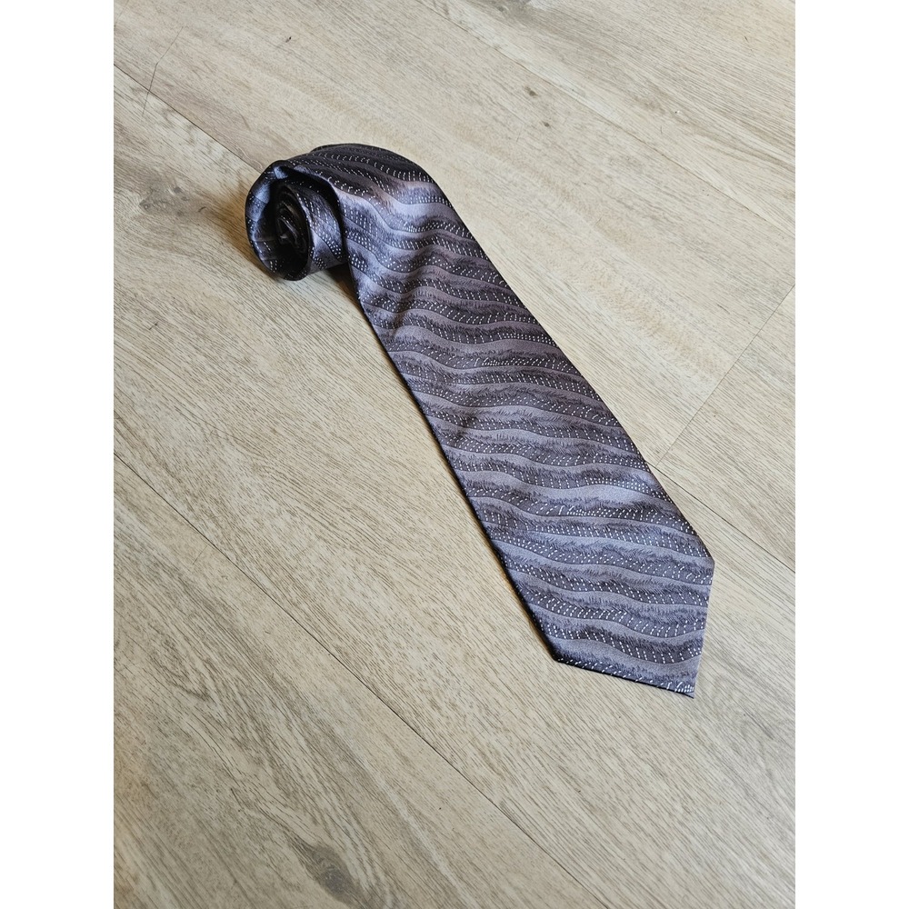 Salvatore Pellegrino Grey Tie 100% Silk